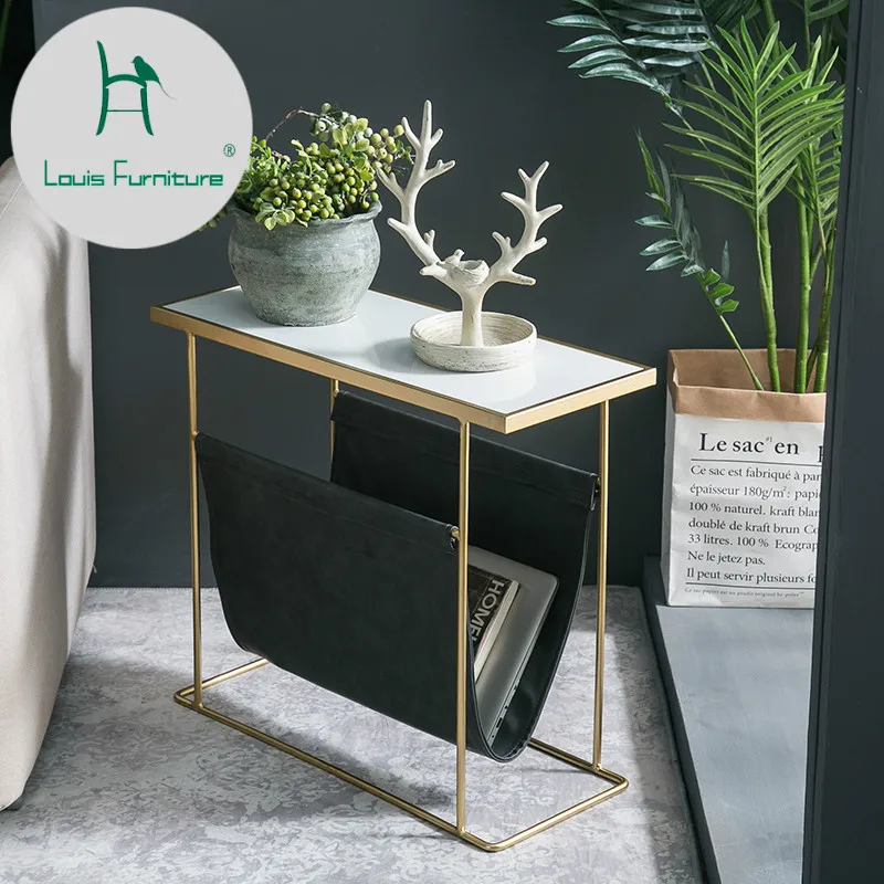 Модный журнальный столик Луи Североевропейский диван квадратный простой