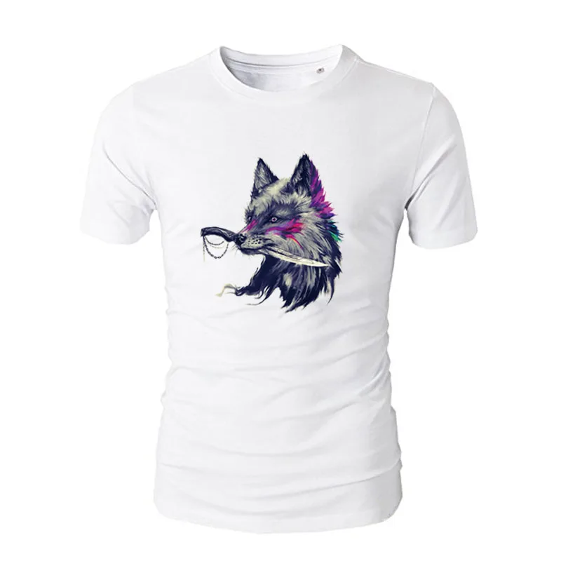 Железная нашивка Cool Fox, новинка, а-уровень, моющаяся футболка с переводными картинками, сделай сам, украшение, легкая печать, бытовые утюги, Parches Ropa Applique