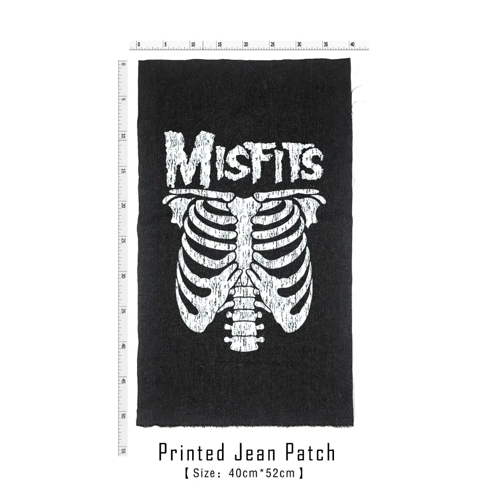 Bloodhoof Store Misfits рок-н-ролл дэт Тяжелый жесткий панк стиль патч дизайн джинсы мужские куртки и пальто