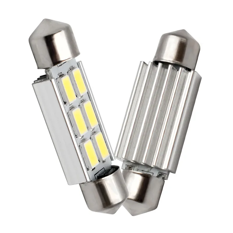 4 шт. 31 мм 36 39 C5W C10W C3W 6 SMD 5630 5730 светодиодный светильник CANBUS без ошибок