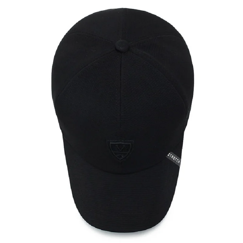 Мужская хлопковая бейсбольная кепка с логотипом на рукаве регулируемая Модная