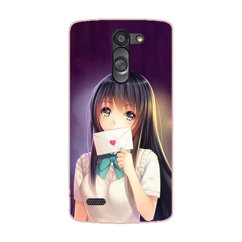 Красивый мягкий силиконовый чехол для телефона LG L Bello D331 D335 из ТПУ с мультяшным
