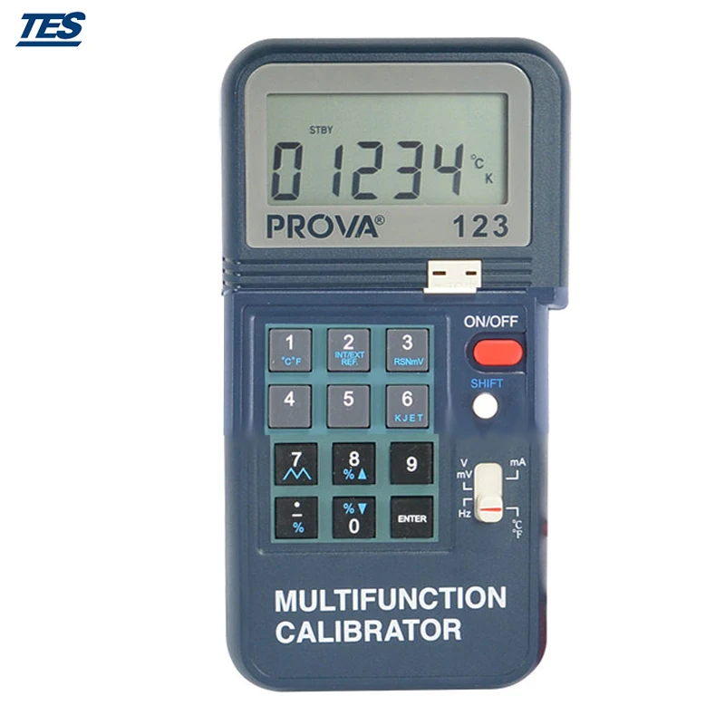 

PROVA-123 Portable Multifunction Calibrator with 1 mA Resolution