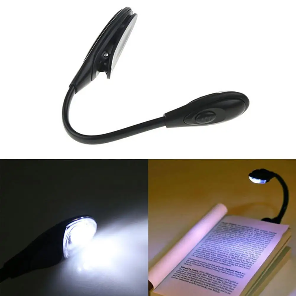 Светильник светодиодный для чтения книг гибкий регулируемый светильник