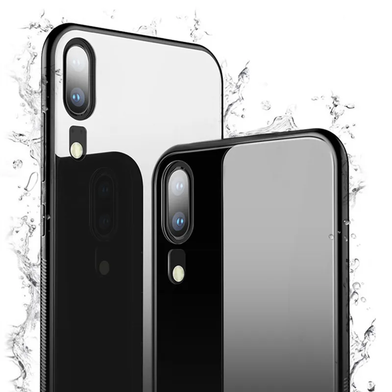Чехол для Huawei P20 p30 pro MSVII силиконовый защитный чехол lite закаленное стекло задняя