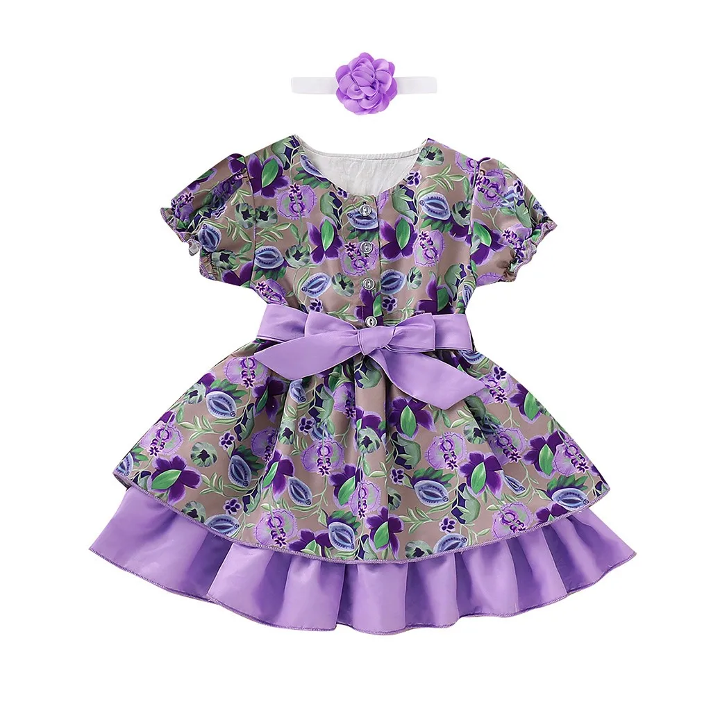 Детское платье для девочек нарядная и элегантная одежда детское с короткими