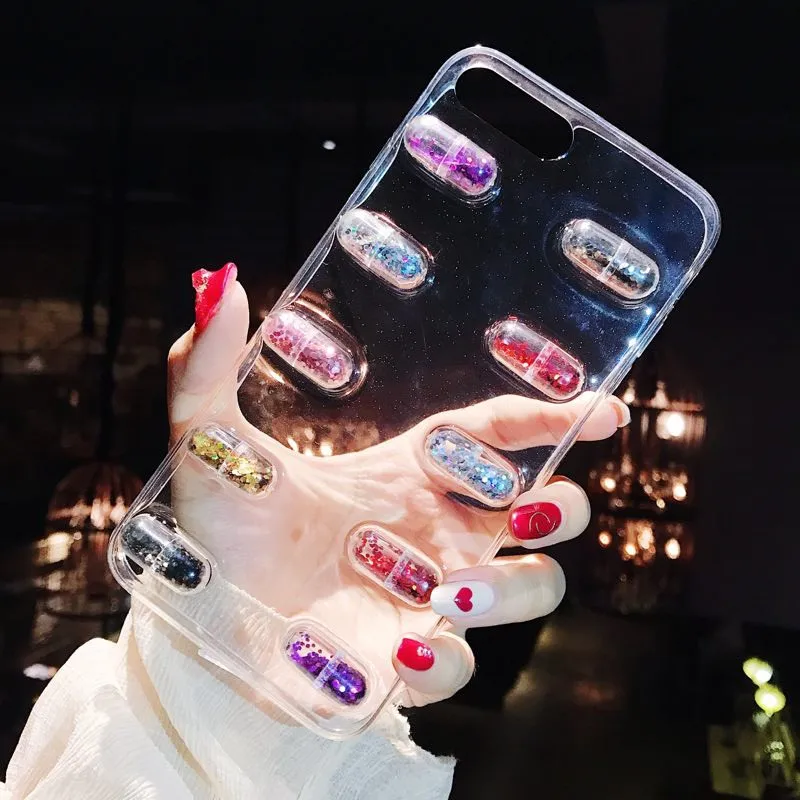 Для iPhone 5 6 S 7 8 Plus X SE Роскошные модные флэш прекрасные девушки блестками небольшой