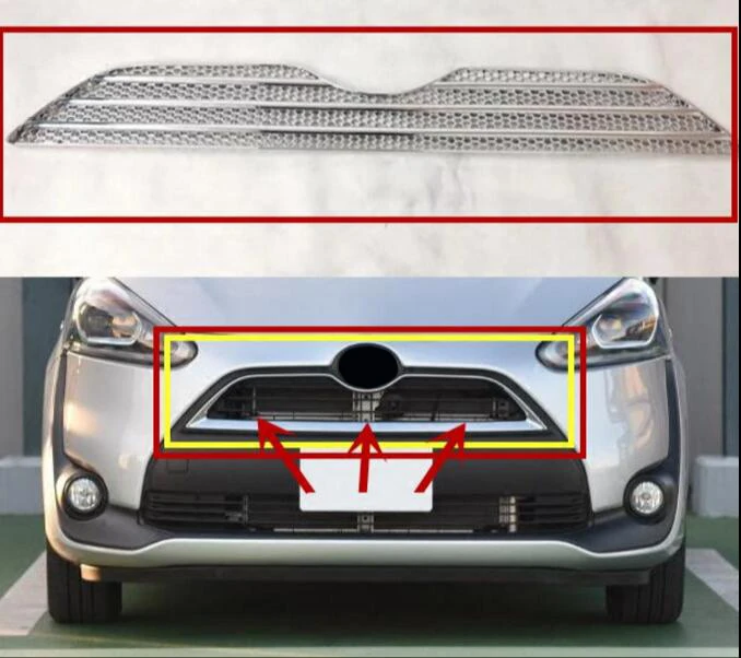 1 шт. хромированная крышка для TOYOTA SIENTA 170|Хромирование| |