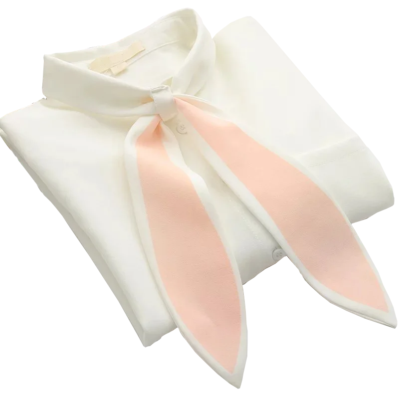 Япония консервативный стиль сладкий милый розовый рюшами галстук-бабочка заячьи