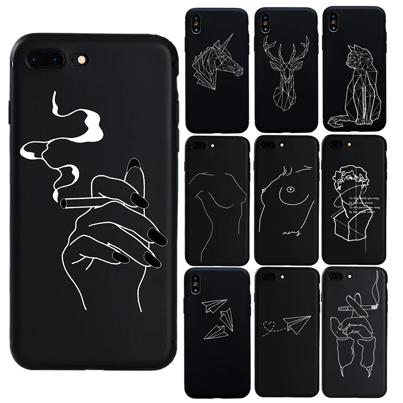 Мягкий чехол для iphone 11 Pro Max 7 8 Plus 6 6s X XS XR | Мобильные телефоны и аксессуары