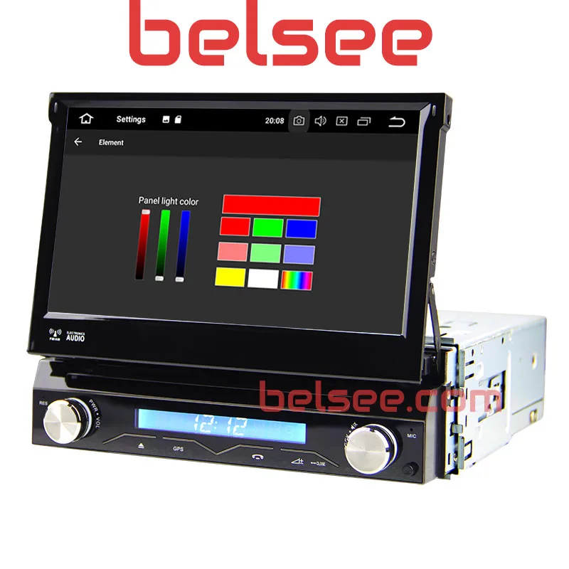 Belsee Octa Core PX5 Ram 4 + 32GB Android 8 0 один 1 Din Универсальный Авто Радио мультимедийный плеер
