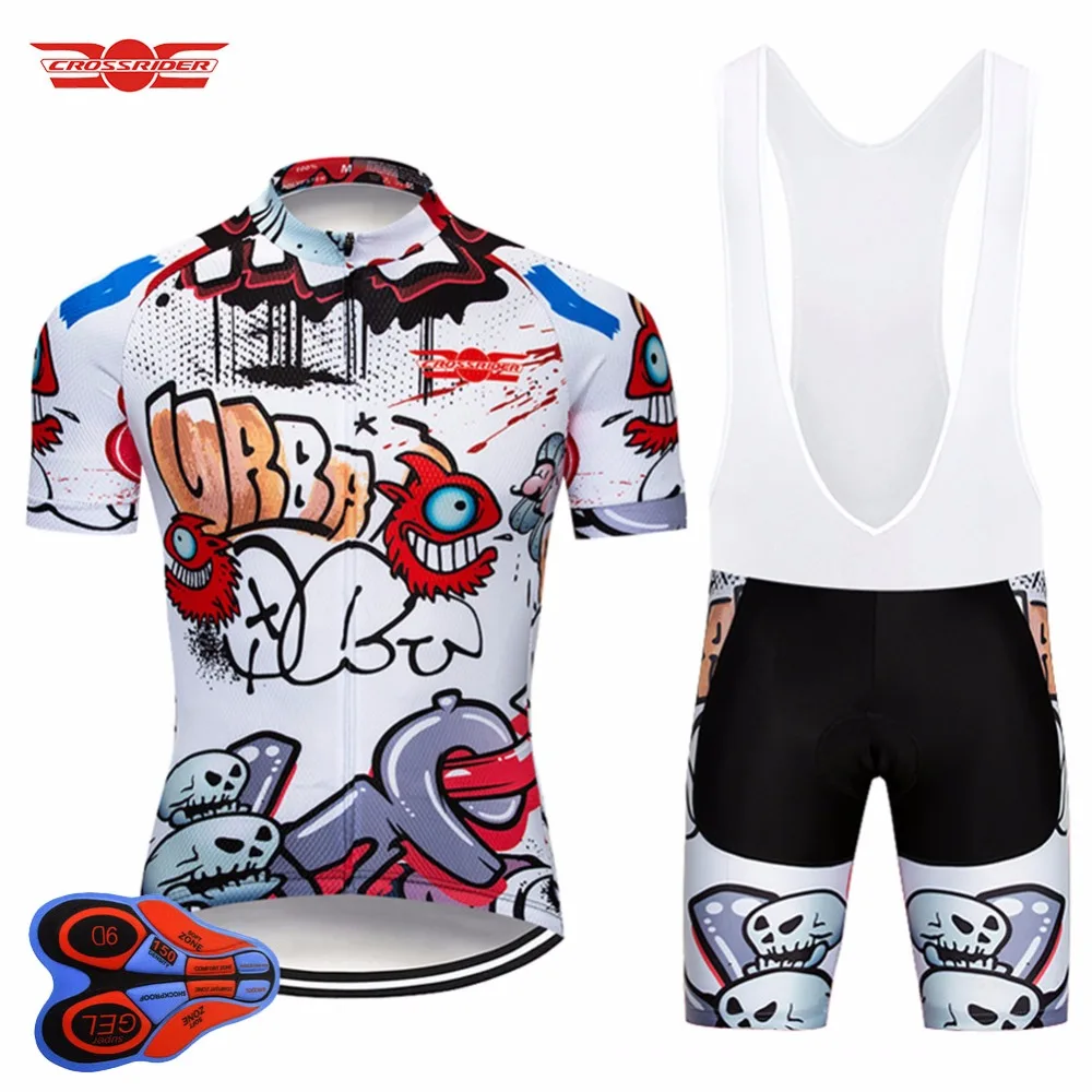 

Забавный комплект трикотажных шорт для езды на велосипеде Crossrider 2022, комплект одежды для езды на горном велосипеде из дышащего материала, Му...