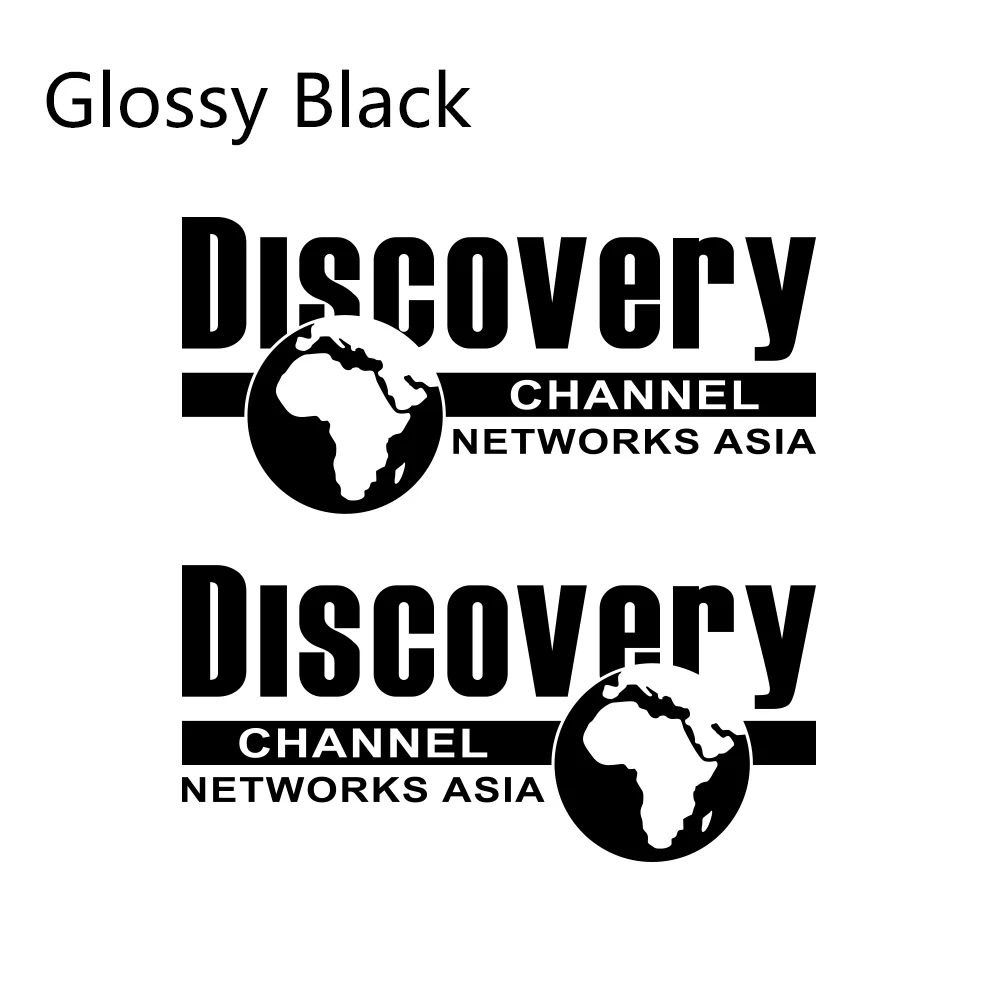 Glossy Black Автомобильная наклейка на боковую дверь, виниловая пленка, авто, National Geographic Discovery, наклейки для украшения автомобилей, Стайлинг, тюнинг, автомобильные аксессуары - Название цвета: Glossy Black