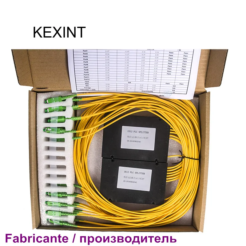 Производитель 1X12 одномодовый двойной оконный соединитель FBT 3 0 мм с разъемом SC/APC