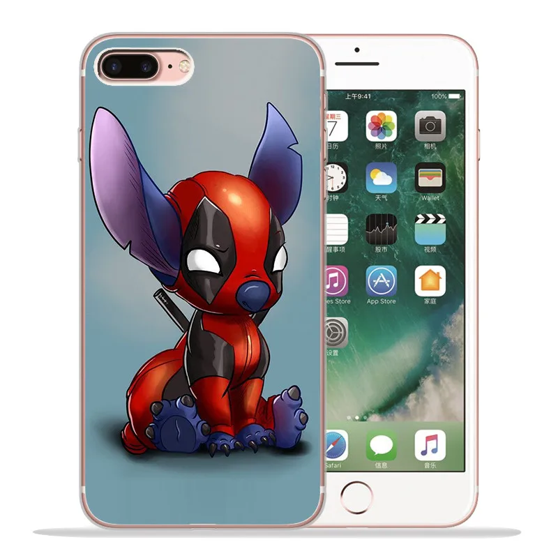 1278 Роскошный Стич мультфильм marvel для iPhone X XR XS Max 5 5S SE 6 6S 7 8 Plus чехол для телефона Funda Coque Etui capa Capinha - Цвет: 1278