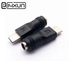 1 шт. USB 3,1 Тип C штекер разъем для 5,5*2,1 мм DC мощность Женский Джек адаптер для Android