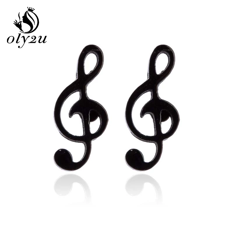 Oly2u золотые серьги гвоздики из нержавеющей стали для женщин oorbellen модные