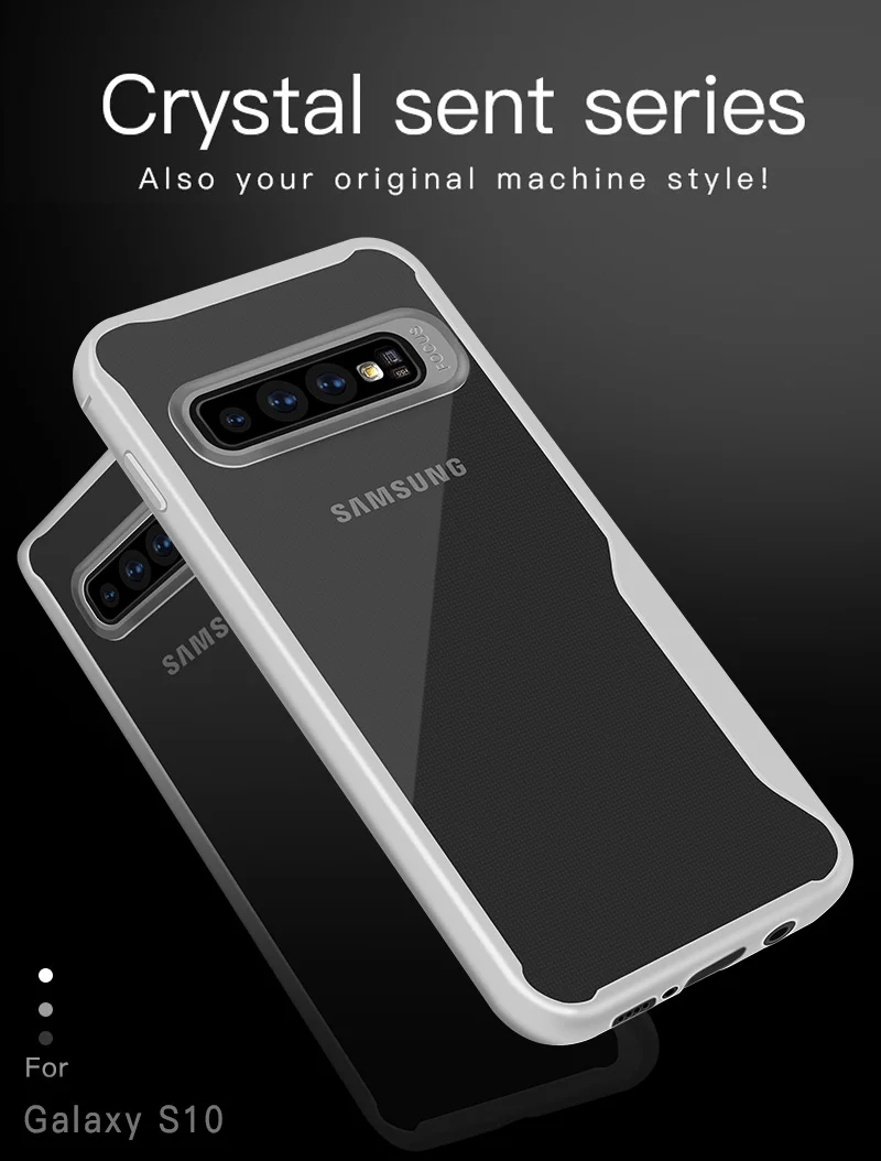 Прозрачный силиконовый чехол для телефона для samsung Galaxy A10 A30 A50 A70 J4 J6 плюс A6 A9 S8 S9 S10 Plus E M20 M10 M30 задняя крышка