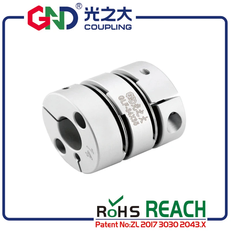 

Couplings GND high sensitivity shaft 5mm 8mm hole double diaphragm coupling elastic torsionally flexible quick-couple disc type