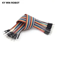 dupont line 20pcs 30cm 2 54mm 1p 1p pin male to male color breadboard cable jump wire jumper for arduino