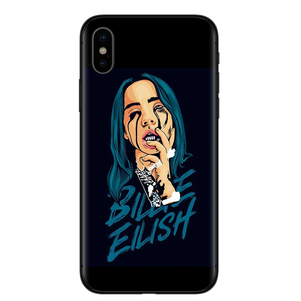 Billie eilish rainbow blohsh глаза океана Мягкий ТПУ силиконовый чехол для телефона для iPhone 11 Pro XS Max X XR 8 7 6 6S Plus 5S E