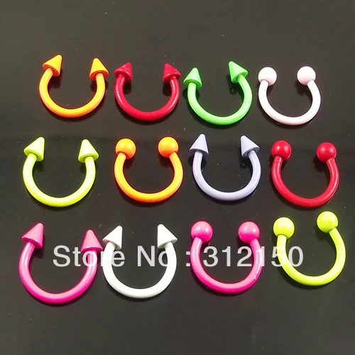 50 шт. бесплатная доставка ювелирные изделия для тела кольцо носа оптовая продажа