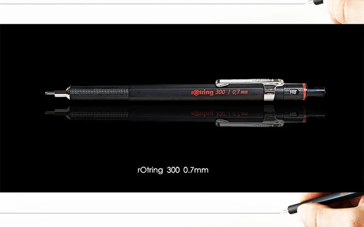 Rotring 300 0,5 мм/0,7 мм/2,0 мм автоматический механический карандаш пластиковая ручка держатель студенческие канцелярские принадлежности для письма