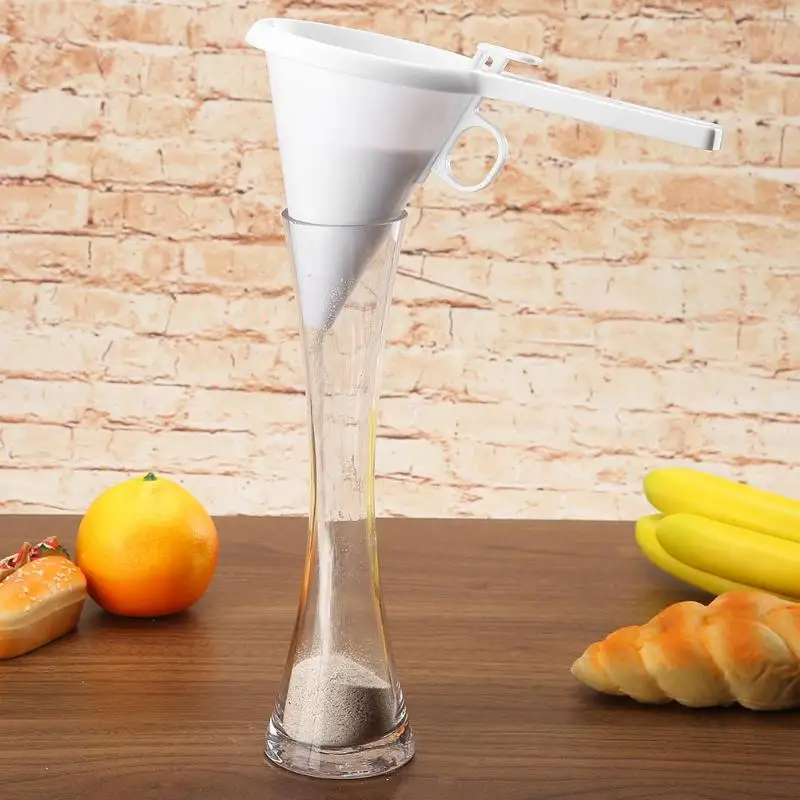 1 шт. Кухня DIY удобный Шоколад Конфеты глазурь воронка плесень Белый Регулируемый пищевой пластик блинов крем Тесто Диспенсер