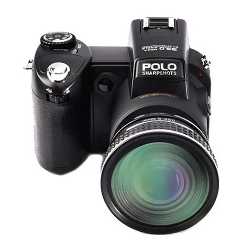 Цифровая камера POLO D7200 33MP + широкоугольный объектив|Компактные цифровые