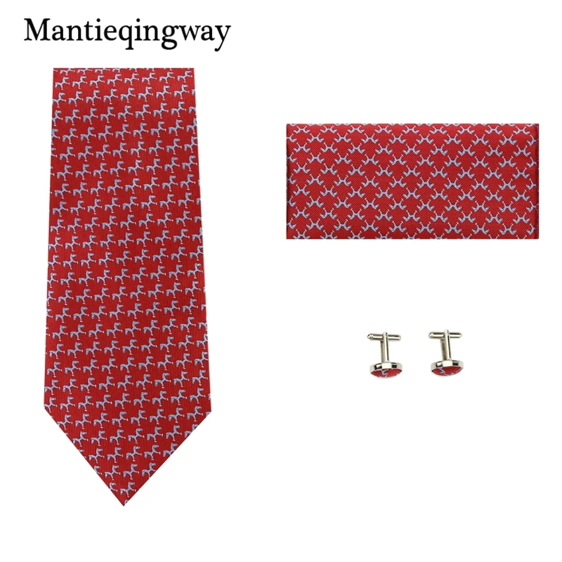 Mantieqingway мужской галстук-платок запонки набор для свадьбы Пейсли полиэстер галстуки карманные квадратные полотенце для сундуков запонки