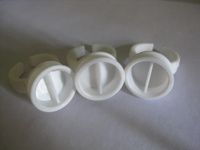 500 шт. одноразовые кольца-держатели для татуажа бровей | Красота и здоровье