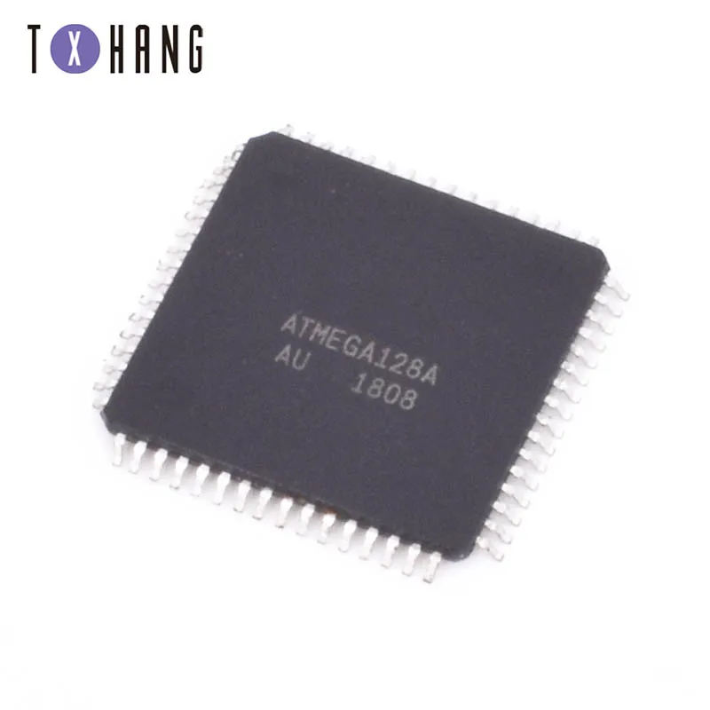 10 шт. ATMEGA128A-AU ATMEGA128A ATMEGA128 128A-AU Новый микроконтроллер TQFP-64 | Электронные компоненты