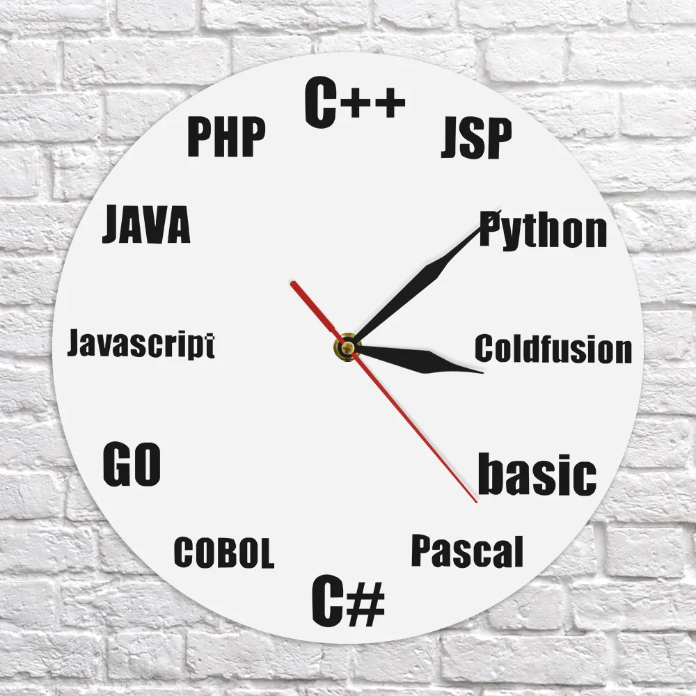 Программируемые кварцевые настенные часы Nerd гнездо для дизайна программирующие