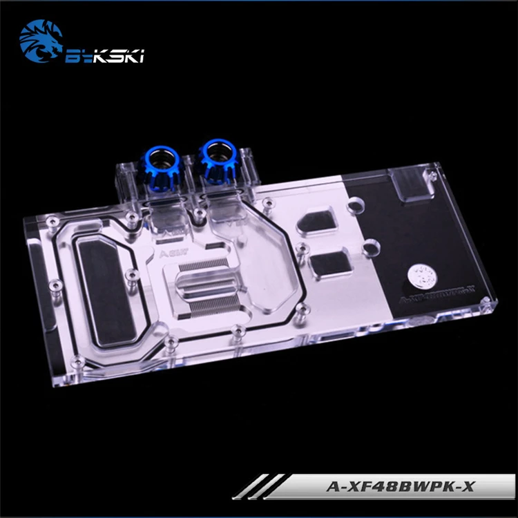 Bykski полное покрытие блок видеокарты использовать для XFX Radeon RX 480 GTR 8GB GDDR5/ RX580 GTS XXX