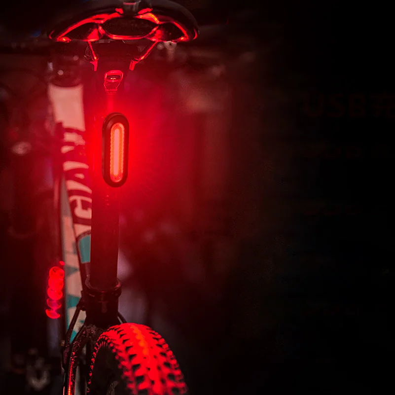 West biking 180 люмен непромокаемый задний фонарь для велосипеда 360 Вращающийся 6 режимов задний фонарь для велосипеда для езды на велосипеде USB задний фонарь