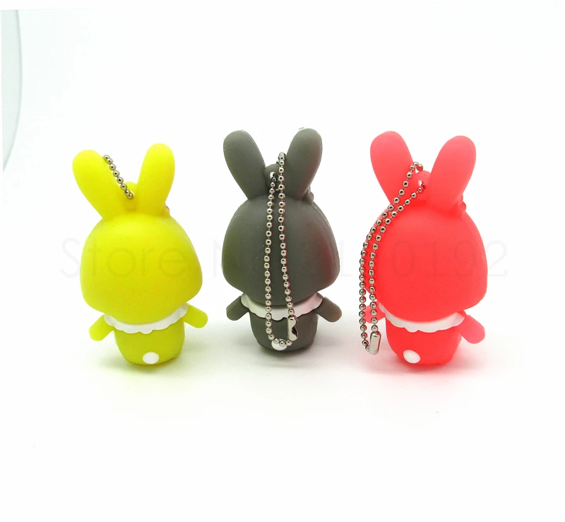 Желтый/серый/розовый кролик USB флэш накопитель u диск изобретательность и флеш