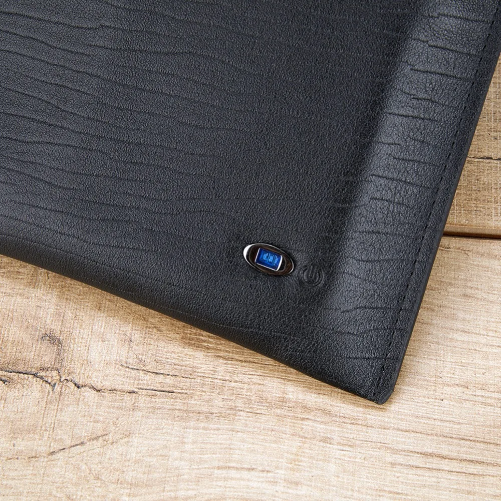 Modoker Умный кошелек классический стиль держатель для карт мужской качественный на