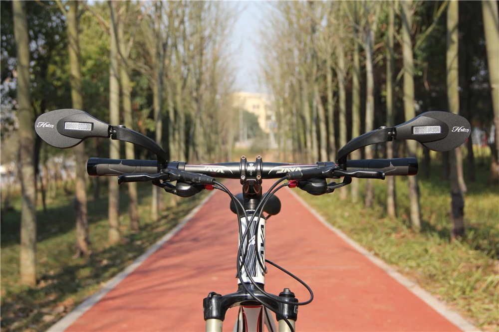 Hafny Велосипедное Зеркало из нержавеющей стали для объектива MTB руль боковое безопасное зеркало заднего вида для шоссейного велосипеда велосипедные гибкие зеркала заднего вида