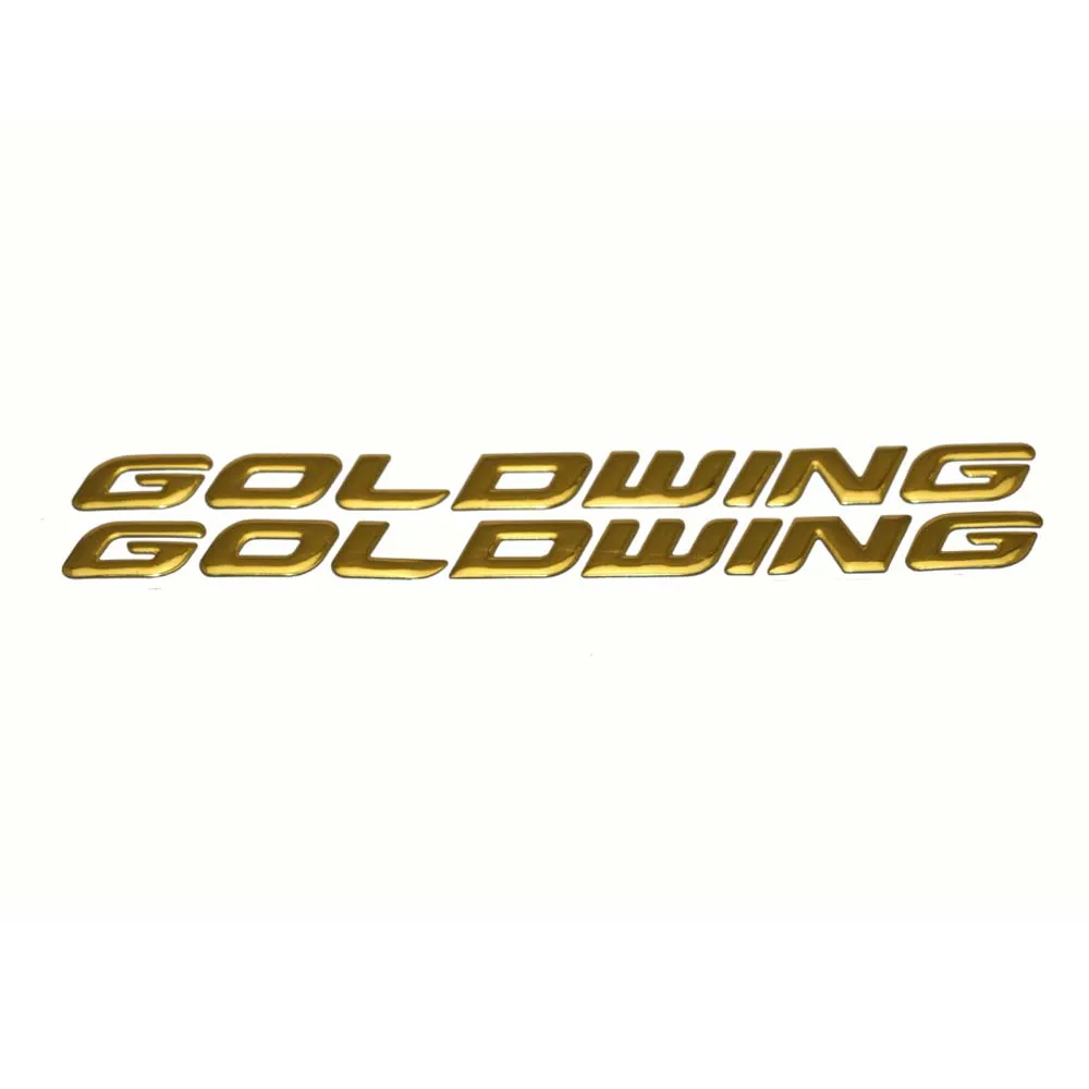 Kodaskin мотоциклетные 3D поднять эмблема Наклейки наклейка для Honda GL1800 Goldwing - Цвет: Gold