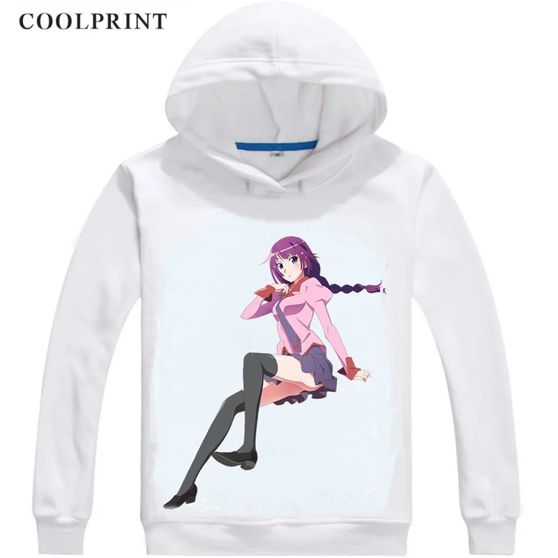 Толстовки Owarimonogatari с капюшоном Толстовка Аниме Манга Ошино ОГИ мем племянница