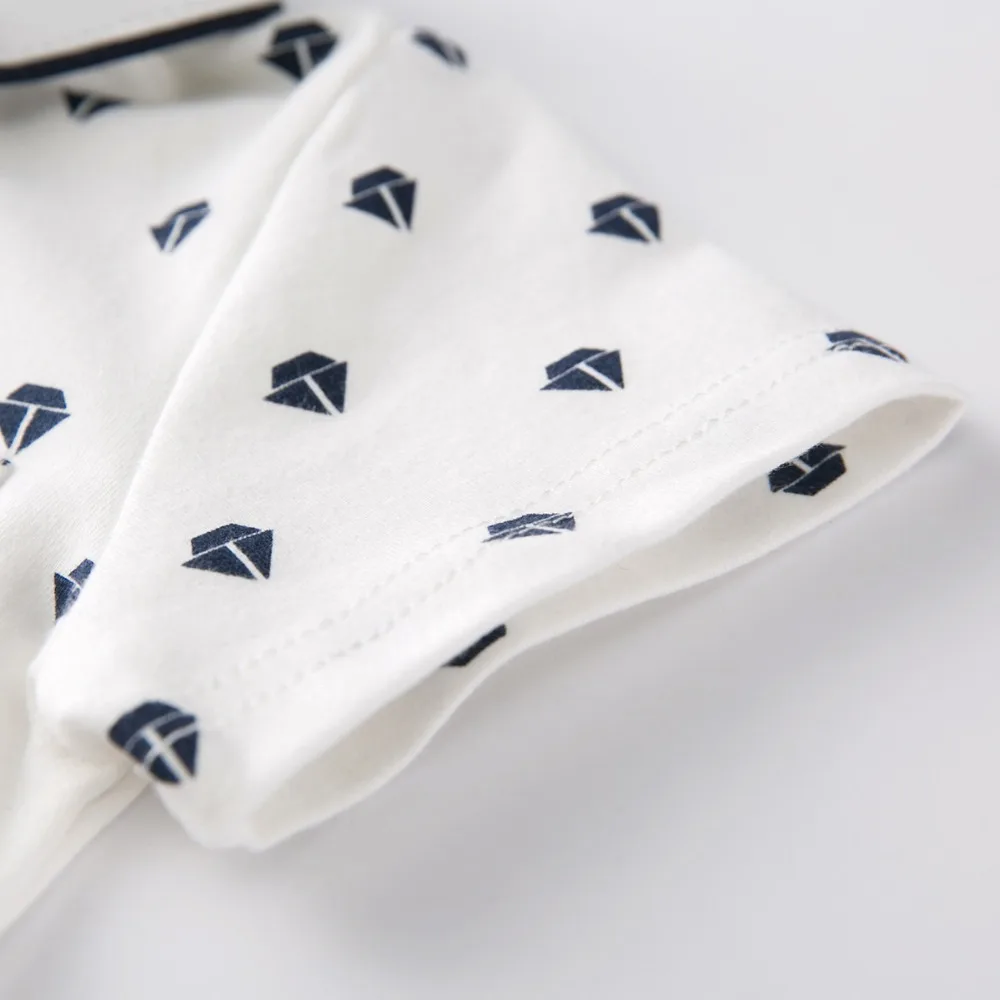 Комплект одежды для маленьких мальчиков лето 2019 комбинезон с короткими рукавами