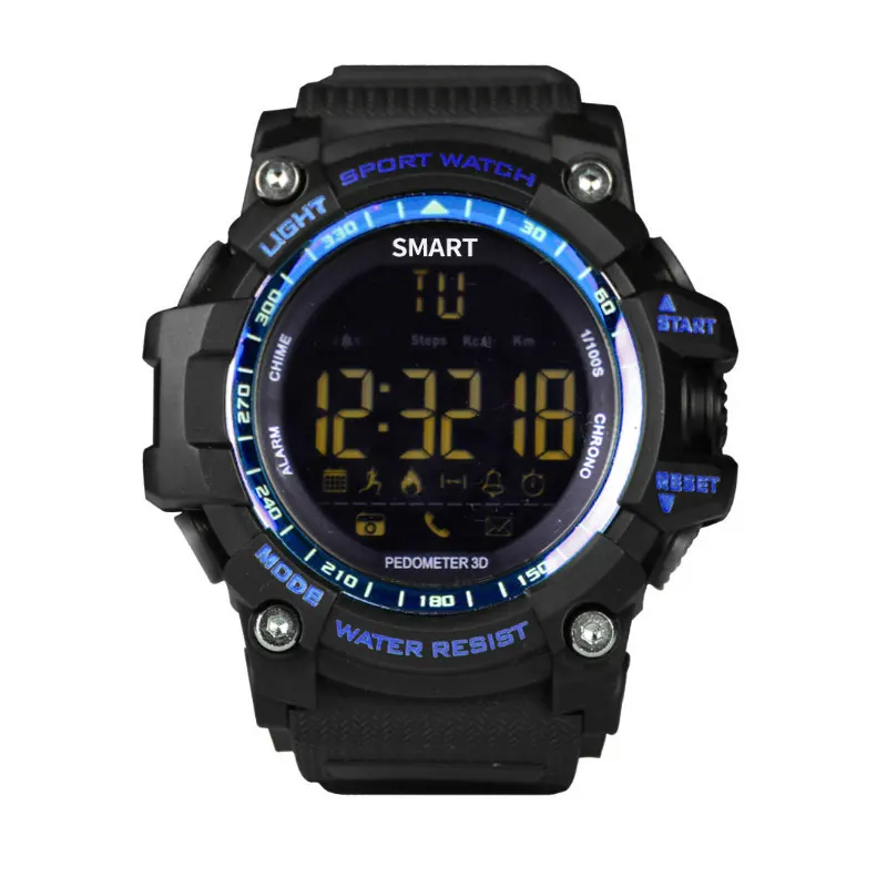 Coopkony Smart Watch Pedometer Smartwatch Call Message Remind Wristwatch Waterproof Men Watches for IOS Android Phone | Электроника