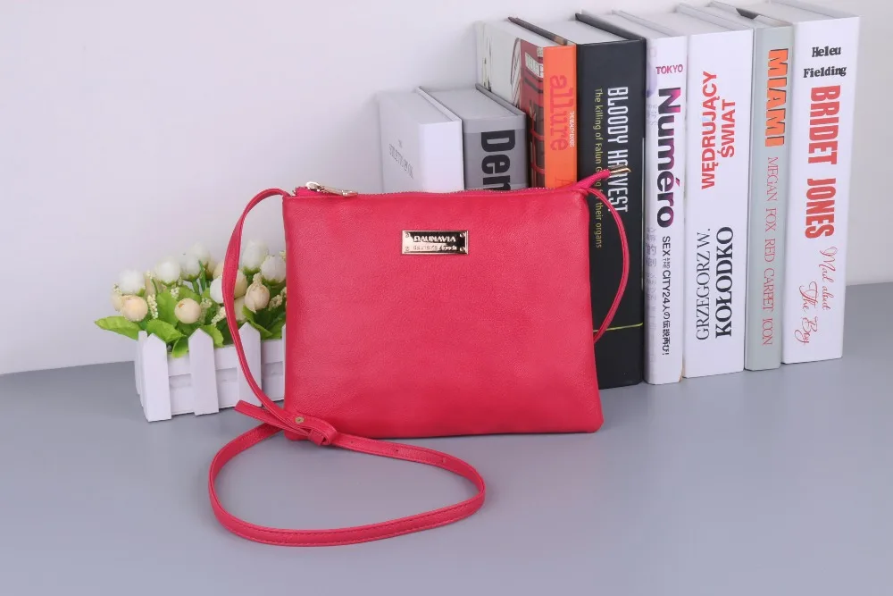 Bokinslon Crossbody Bag Woman Simple Chic Women PU Leather Bags Temperament Portable Female Small Shoulder | Багаж и сумки