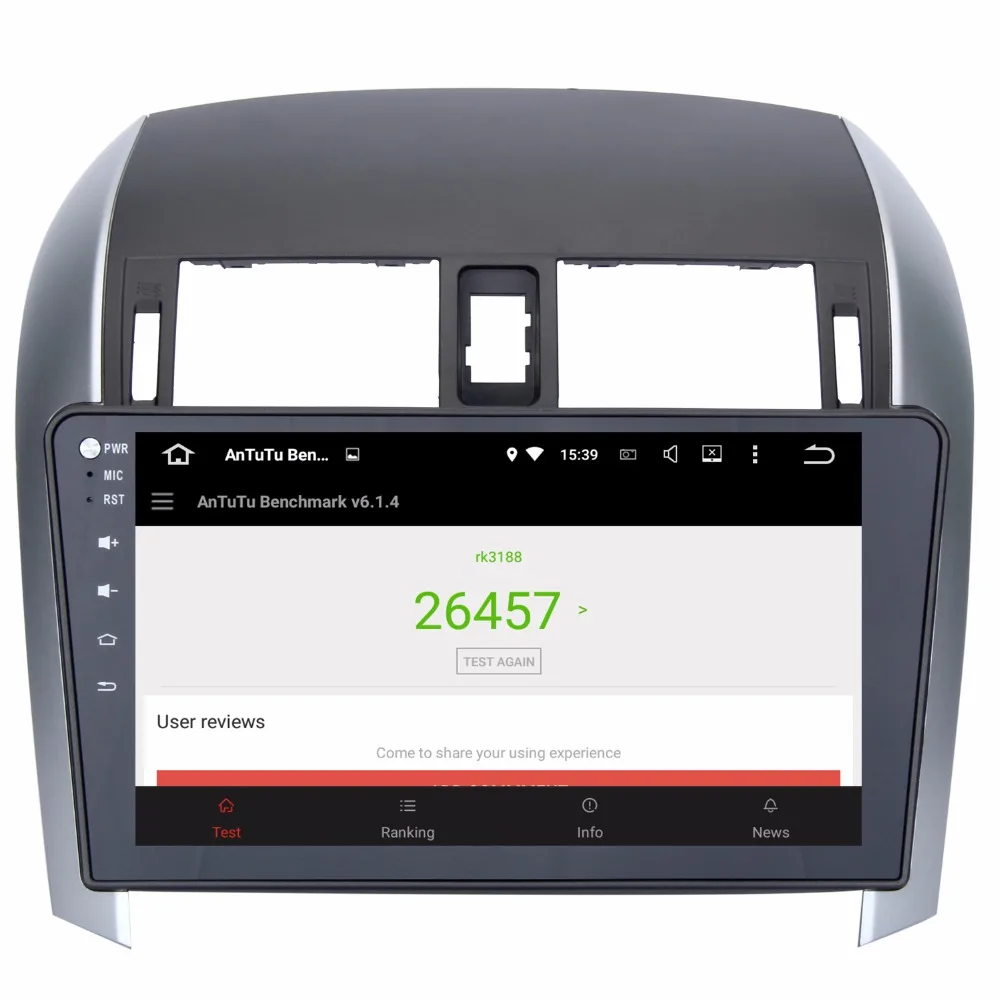 10.2 &quotQuad Core 2 DIN Android 5.1.1 Автомобильный GPS Радио Navi для Toyota Corolla 2007-2011 1.6 ГГц чашка 1 ГБ