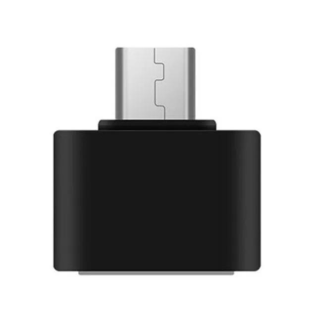 Черный USB-C type C к USB OTG адаптер для samsung S9 S10 Plus Xiaomi Mi 9 8 OTG конвертер данных для huawei Honor mate P20 P30 Pro 9 10 - Цвет: Черный