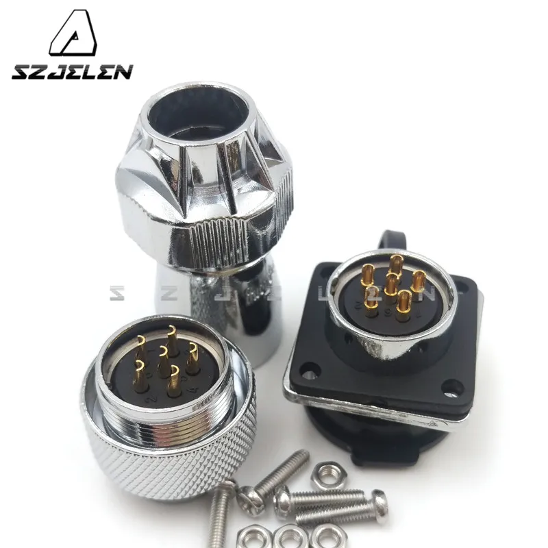 SZJELEN WS20 series 6 pin connector Waterproof panel mount 6pin | Обустройство дома
