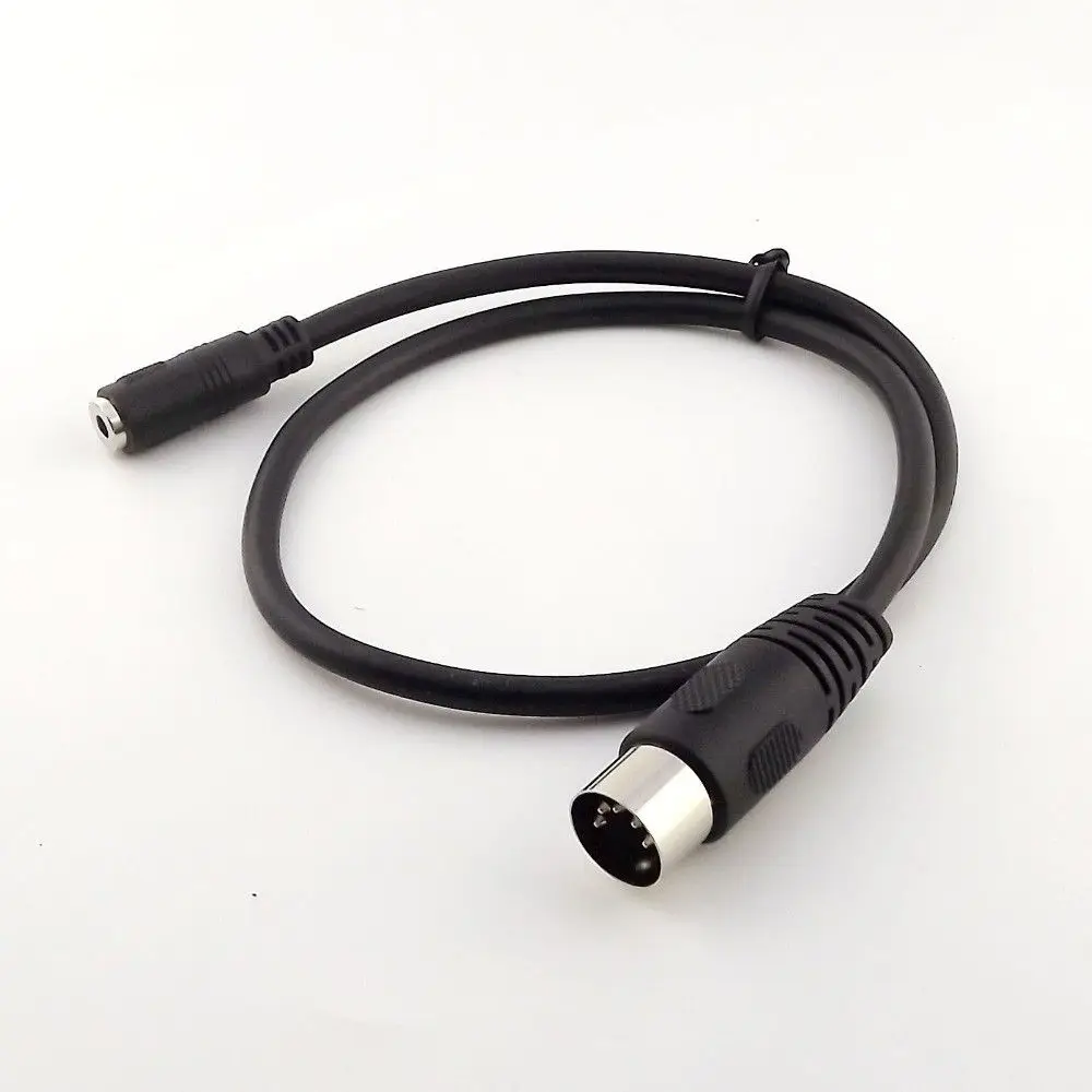 DIN 5 Pin Din MIDI штекер для 3 мм 1/8 &quotЖенский Джек стерео удлинитель аудио кабель|Кабели
