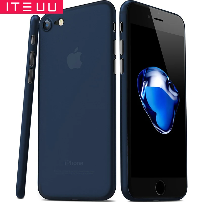 Ультратонкий матовый полипропиленовый чехол ITEUU 7 8 Plus для iphone мягкий гибкий