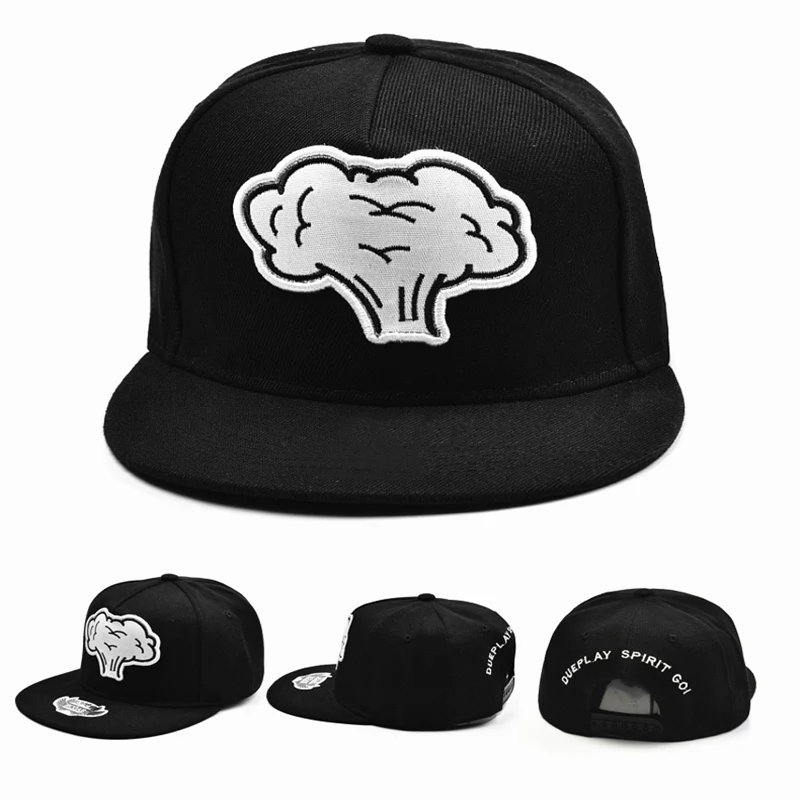 Гриб облако Регулируемый для мужчин женщин Высокое качество Snapback пирсинг вышивка кепки в стиле хип-хоп без каблука Bill бейсбол шляпа для взрослых PY06