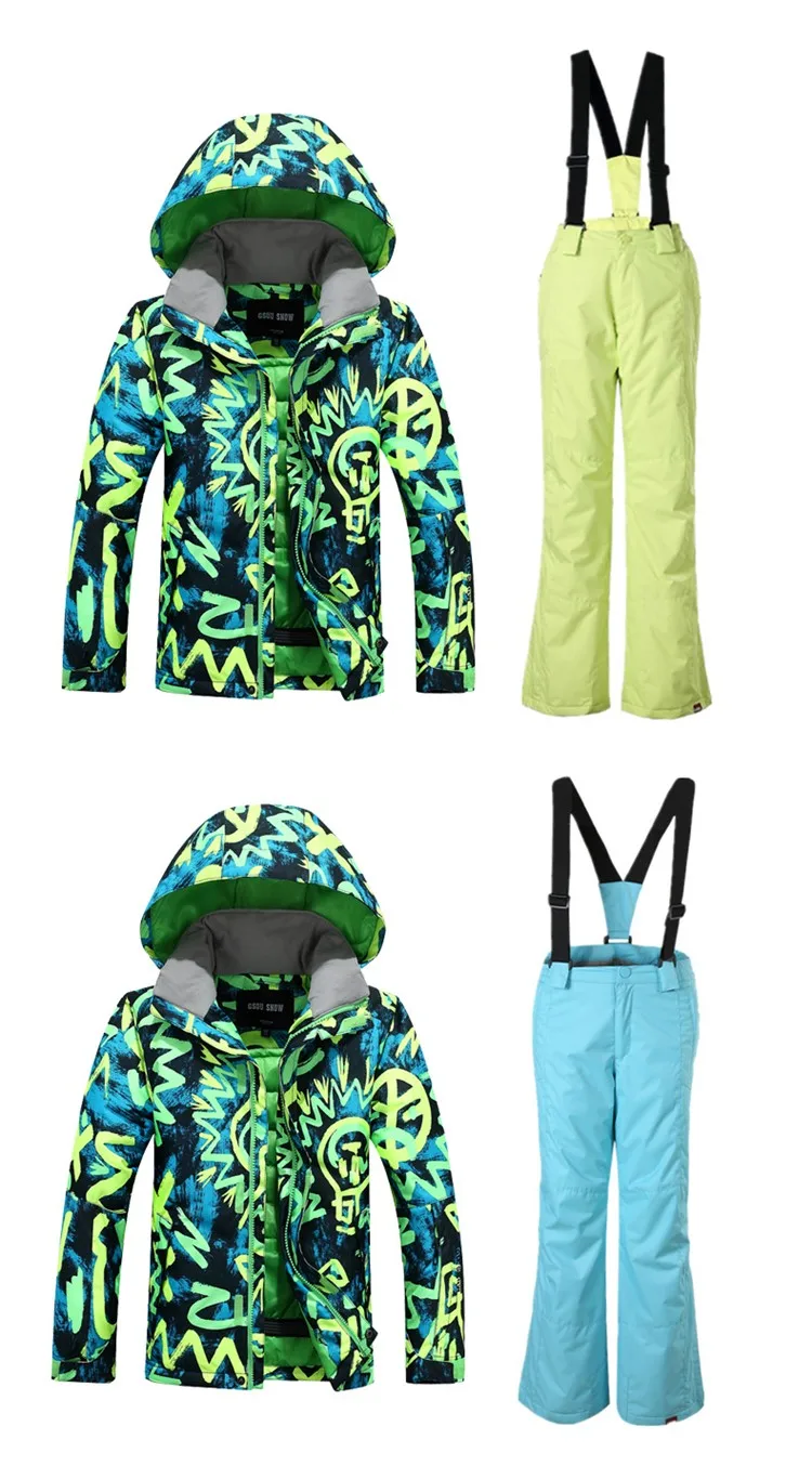 GS детский горнолыжный костюм,лыжный костюм для мальчика,kids ski clothes,горнолыжный костюм для мальчика